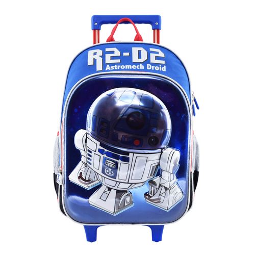 Kids Escolar Mochilas con ruedas Azul Star Wars disvasari