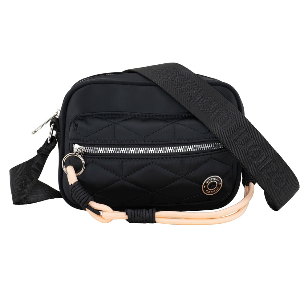 Bolsa Sundar Negra Bolsa Básica Negra Con Cierre